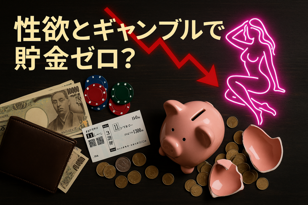 年収1000万円超えてもお金が貯まらない心理 ──性欲ドリブン消費とギャンブル依存の落とし穴